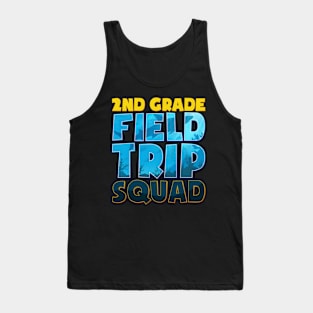 Second 2Nd Grade Aquarium Field Trip Squad Ocean Teacher Tank Top